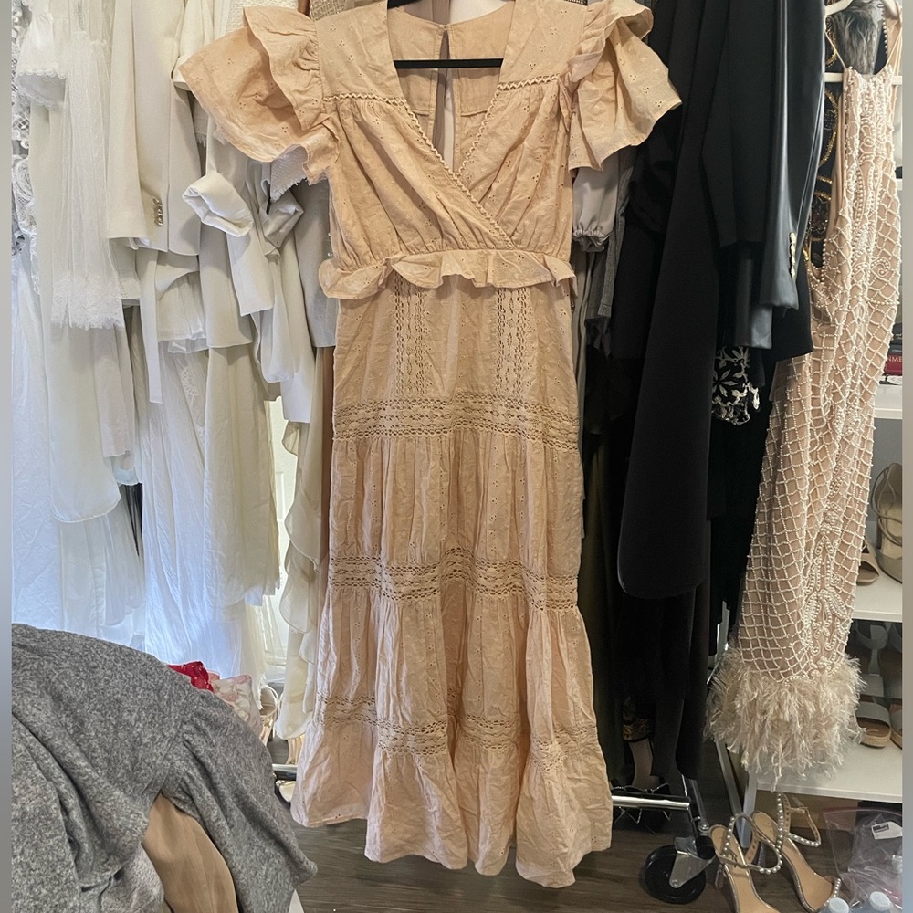 Nude Revolve Sample Dress